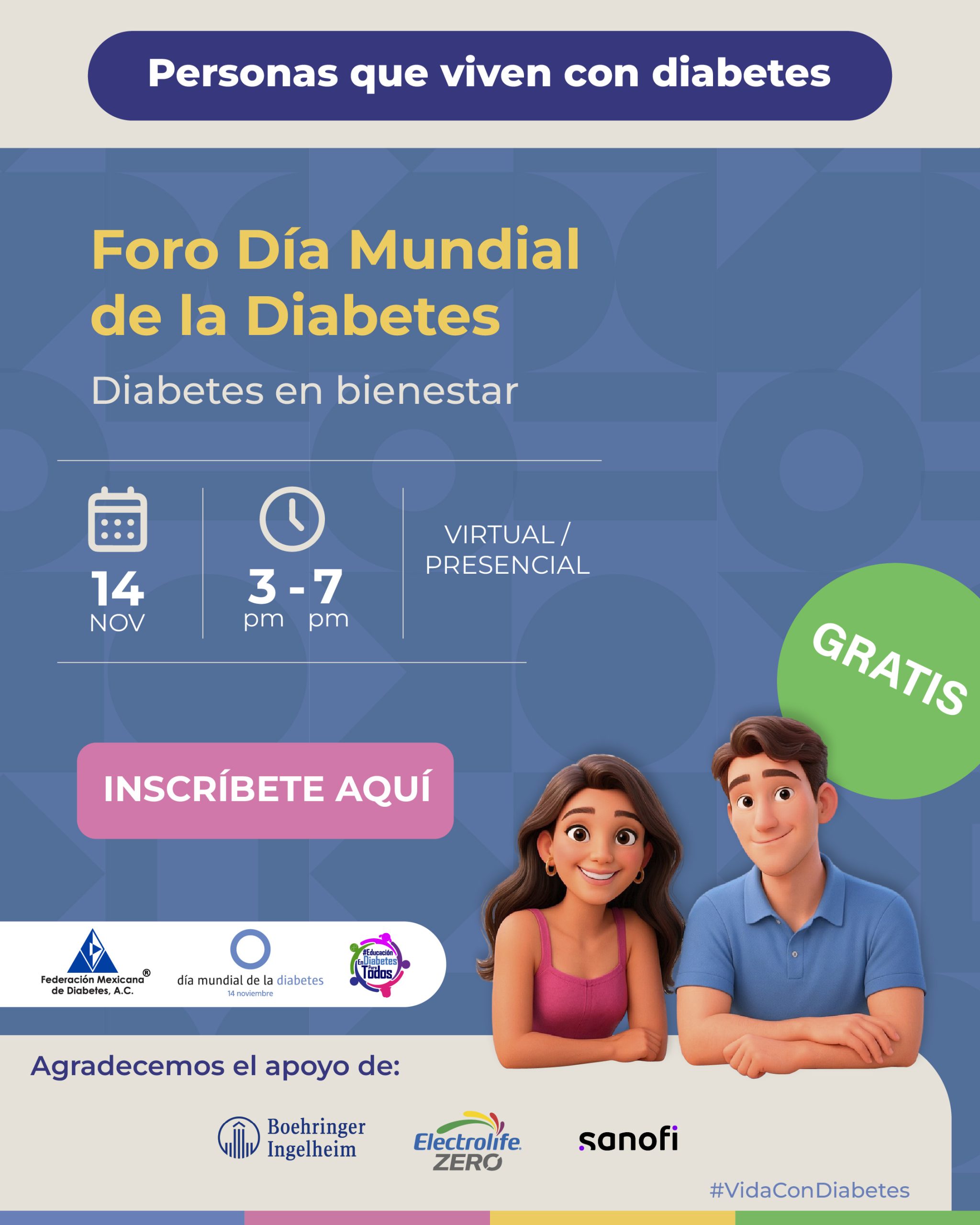 Talleres para personas que viven con Diabetes