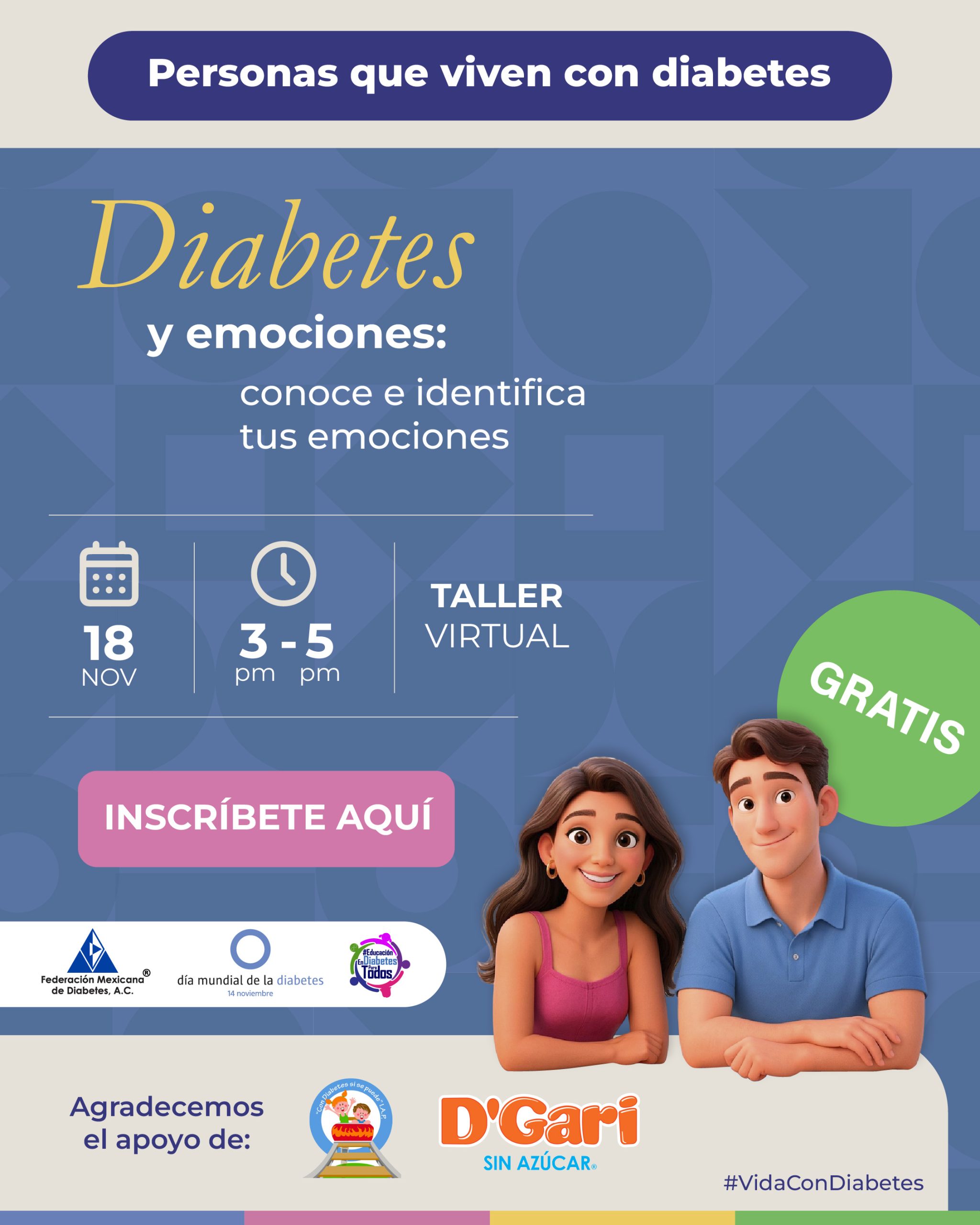Talleres para personas que viven con Diabetes