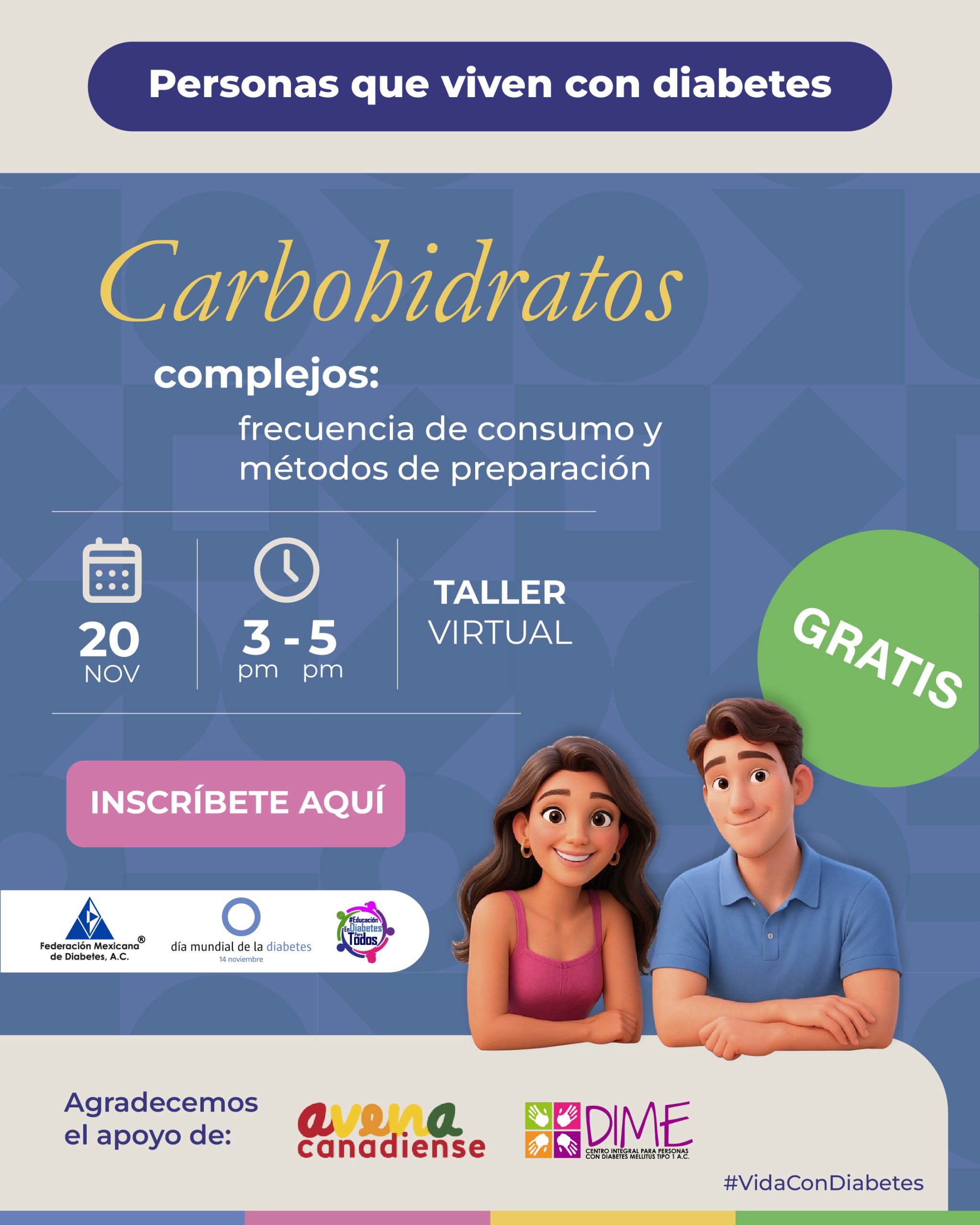 Talleres para personas que viven con Diabetes