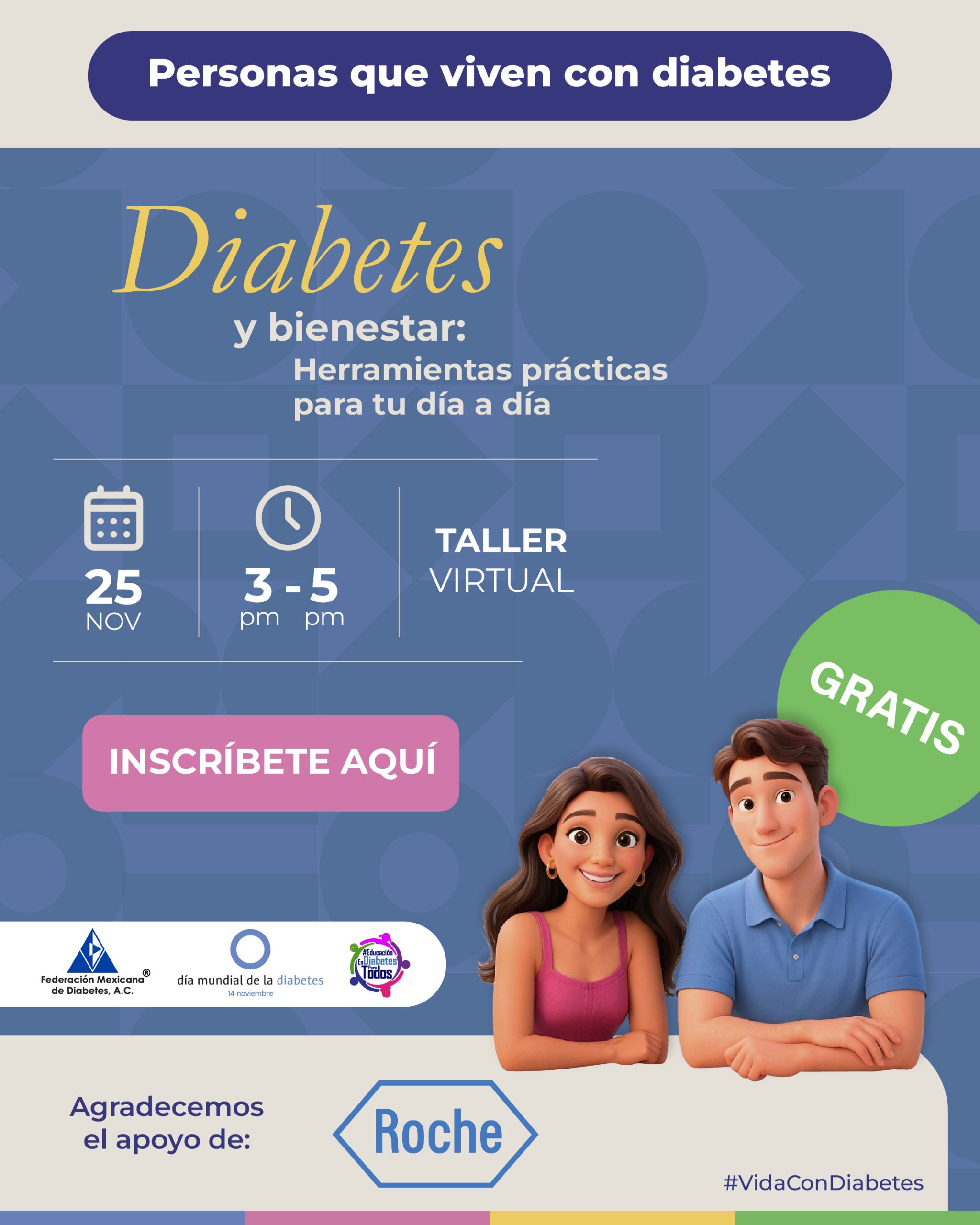 Talleres para personas que viven con Diabetes
