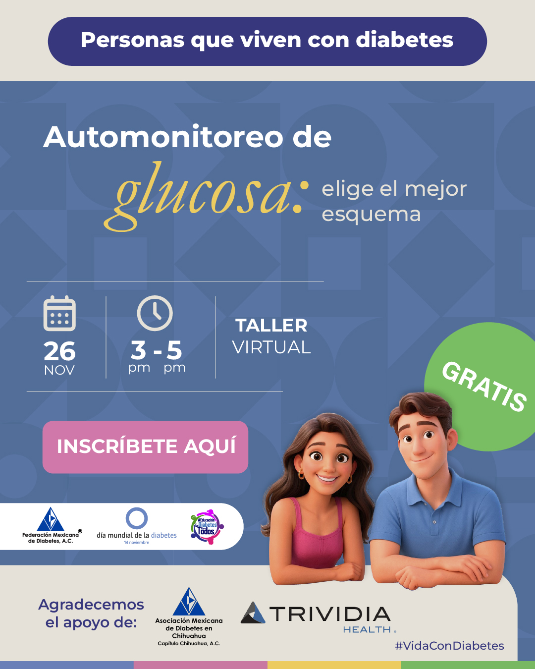 Talleres para personas que viven con Diabetes